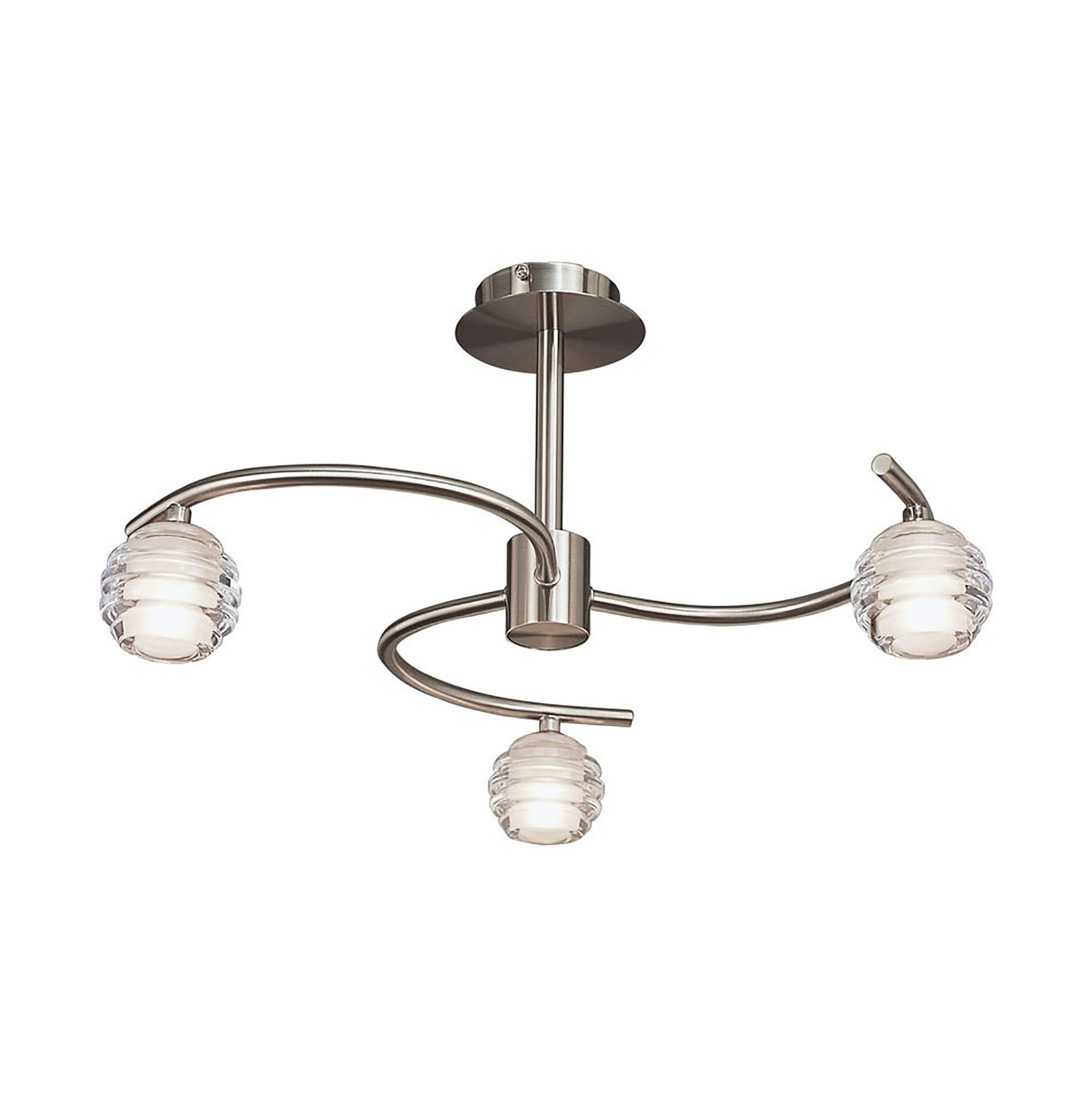 M8003/1  Sphere Semi Flush 3 Light